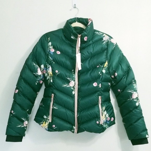 🍒NWT🍒 TED BAKER DOWN PUFFER JACKET - Picture 3 of 8